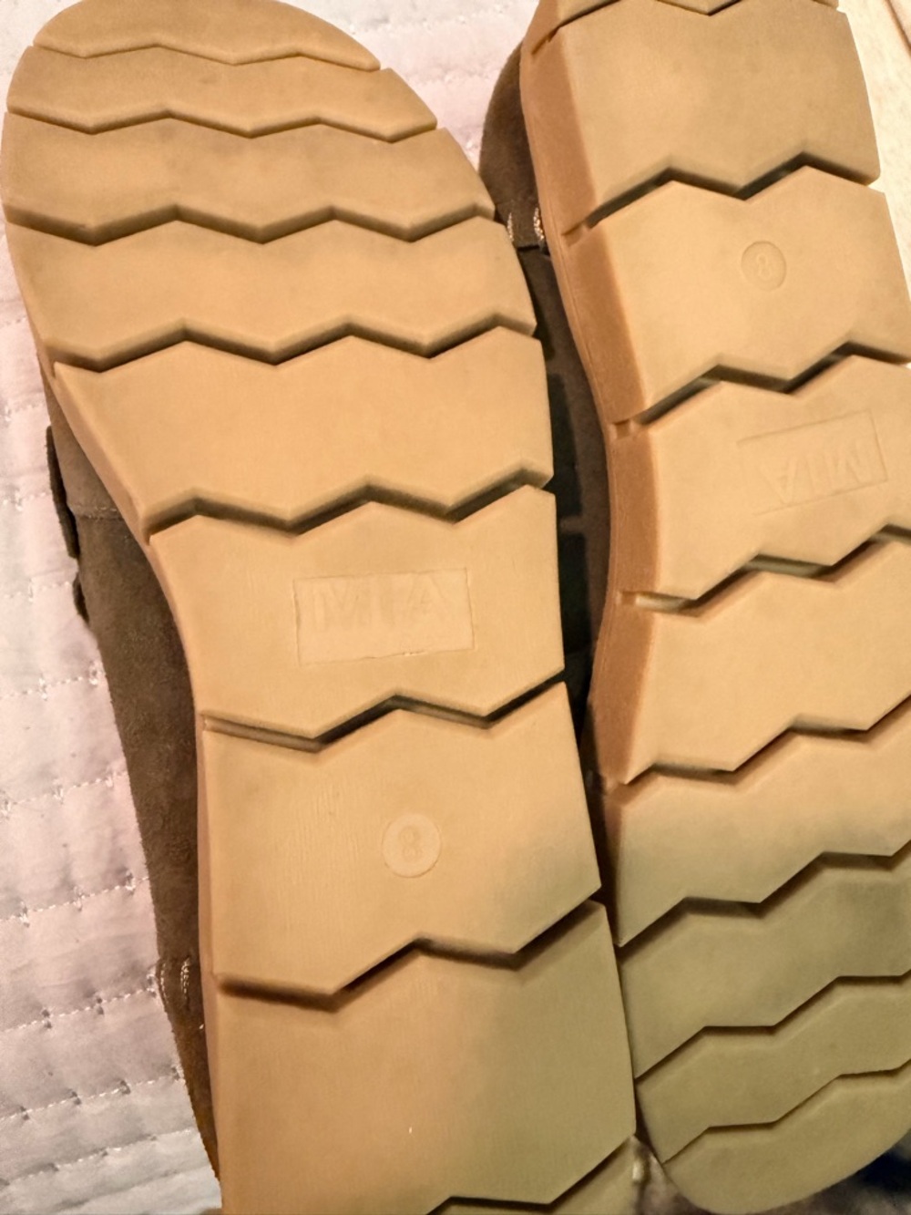 Limited Edition MIA Olive Suede Loafers - Picture 4 of 5